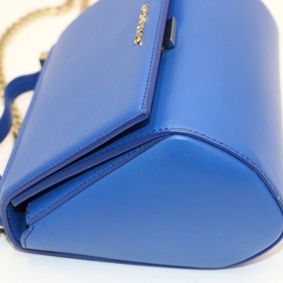 Givenchy Medium Pandora Chain Shoulder Bag - Blue/Gold - Picture 6 of 15